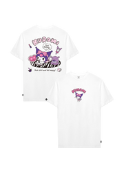 Playera Hombre Mujer Blanco Kuromi Just Chilling - Fan Army