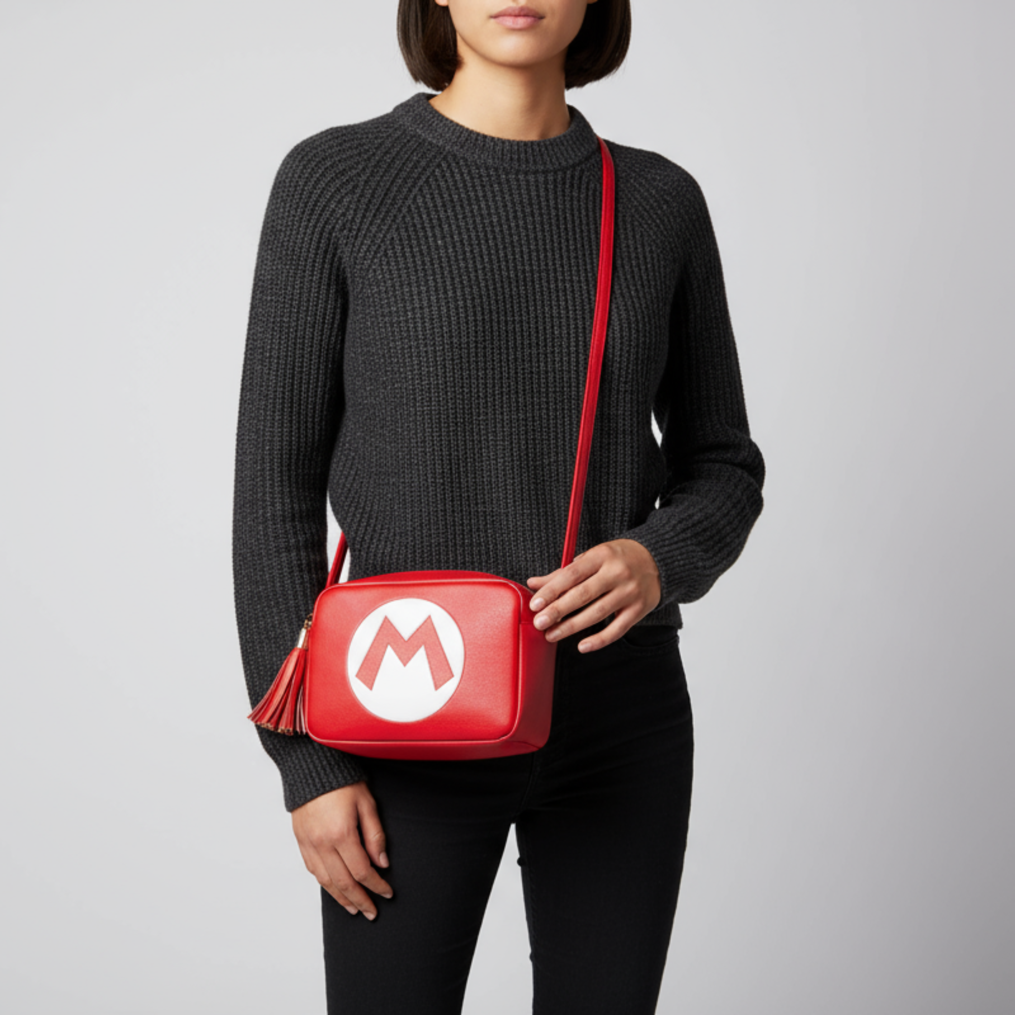 Bolsa Super Mario Logo Crossbody - Fan Army
