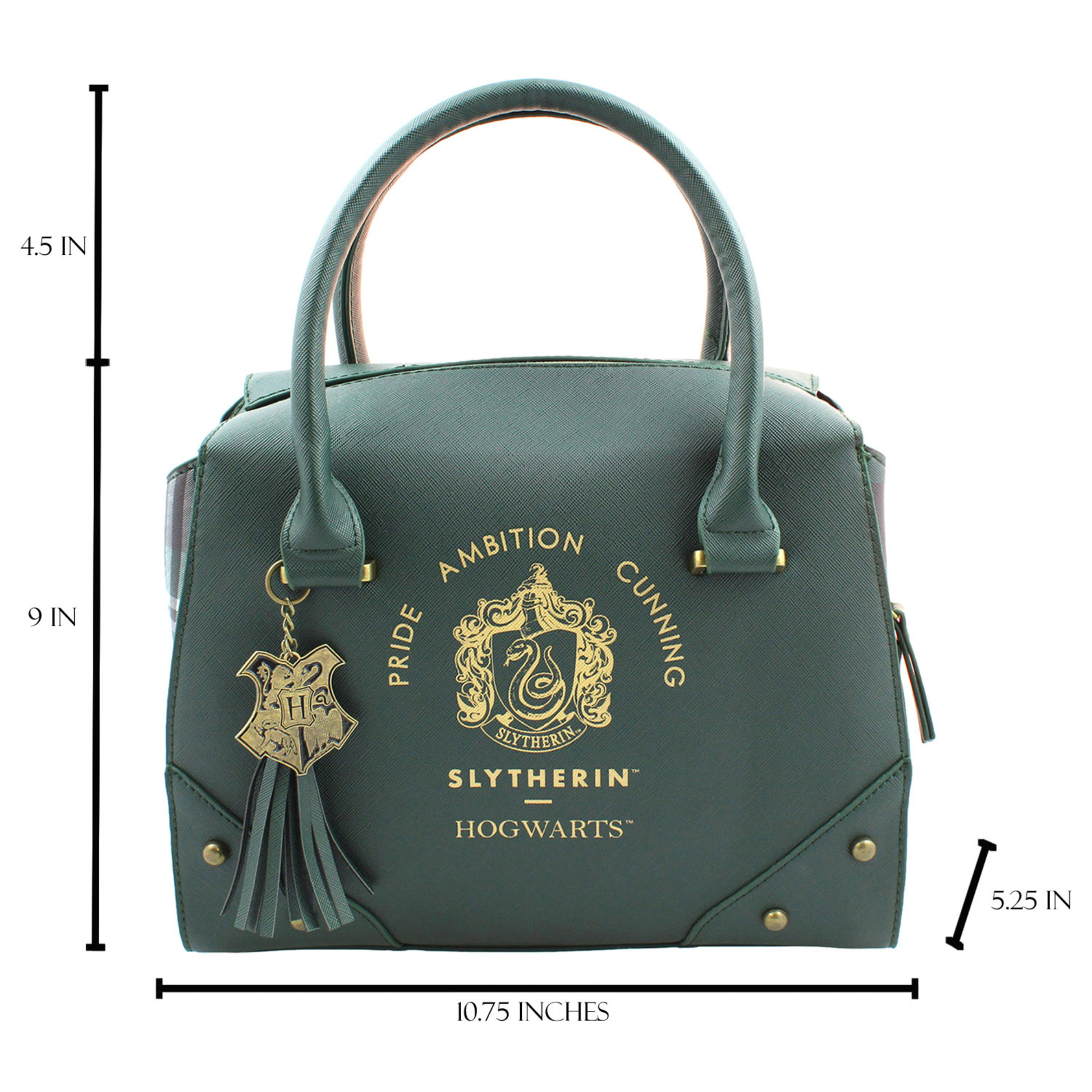 Bolsa Harry Potter Slytherin para mujer color verde efecto piel Hogwarts - Fan Army