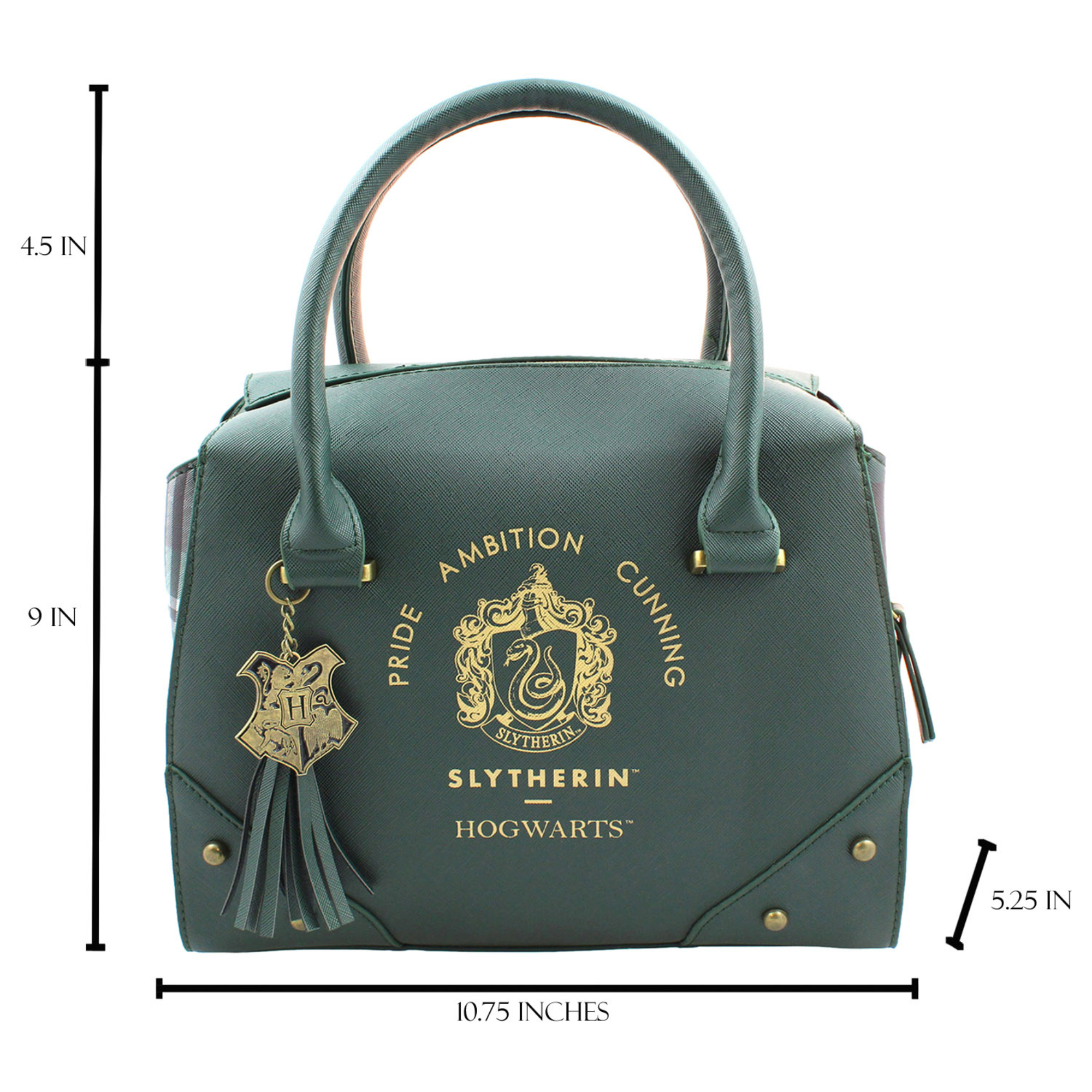Bolsa Harry Potter Slytherin para mujer color verde efecto piel Hogwarts - Fan Army
