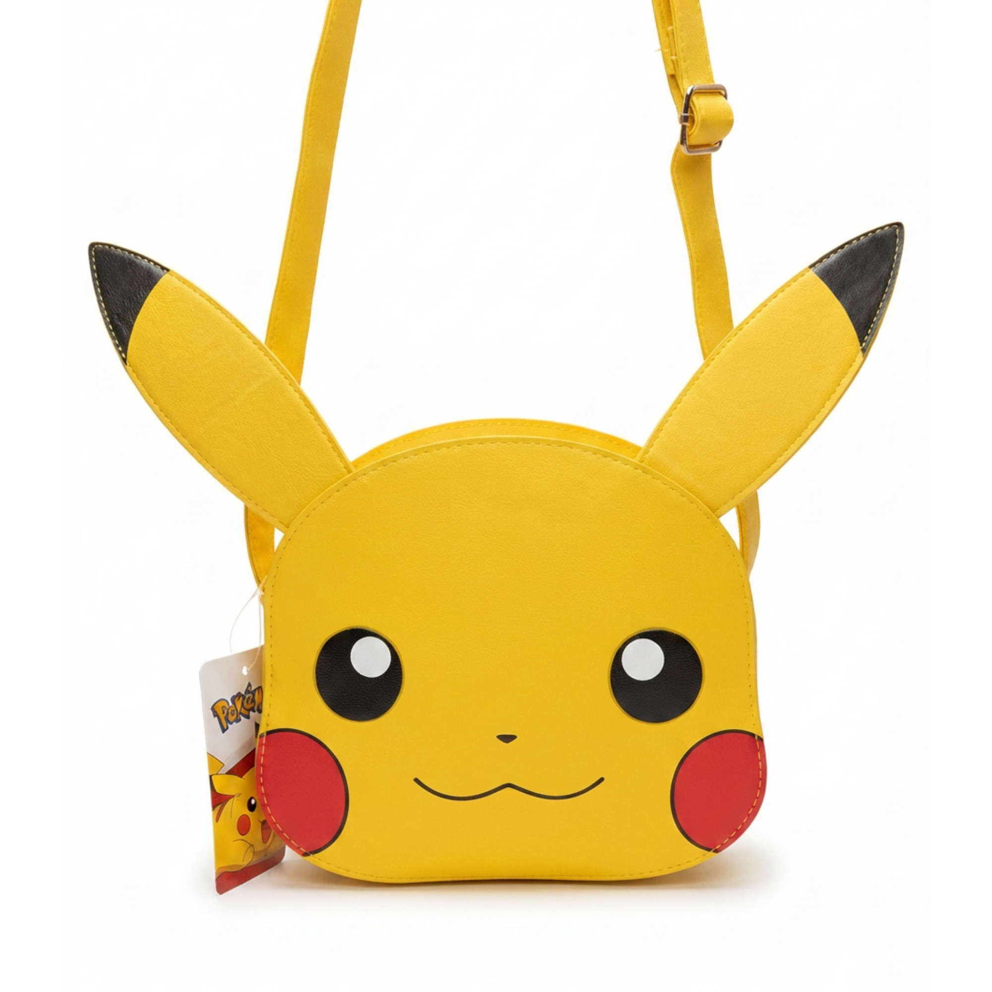 Bolsa Crossbody Pokémon Pikachu Amarilla Correa Ajustable