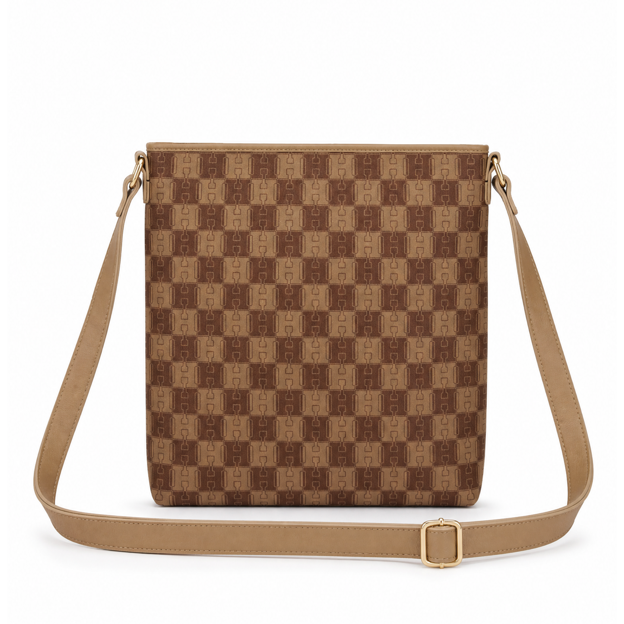 Bolsa Crossbody Harry Potter Hogwarts Casas Beige Correa Ajustable
