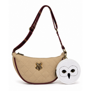 Bolsa Crossbody Harry Potter Hedwig Beige con Monedero Removible