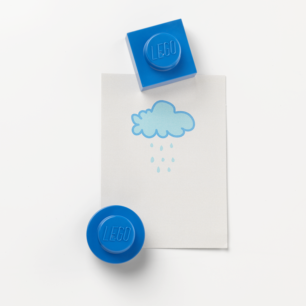 LEGO - Set de Imanes Decorativos para Refrigerador o Pizarrón, 2 Piezas, Diseño Redondo y Cuadrado - Fan Army