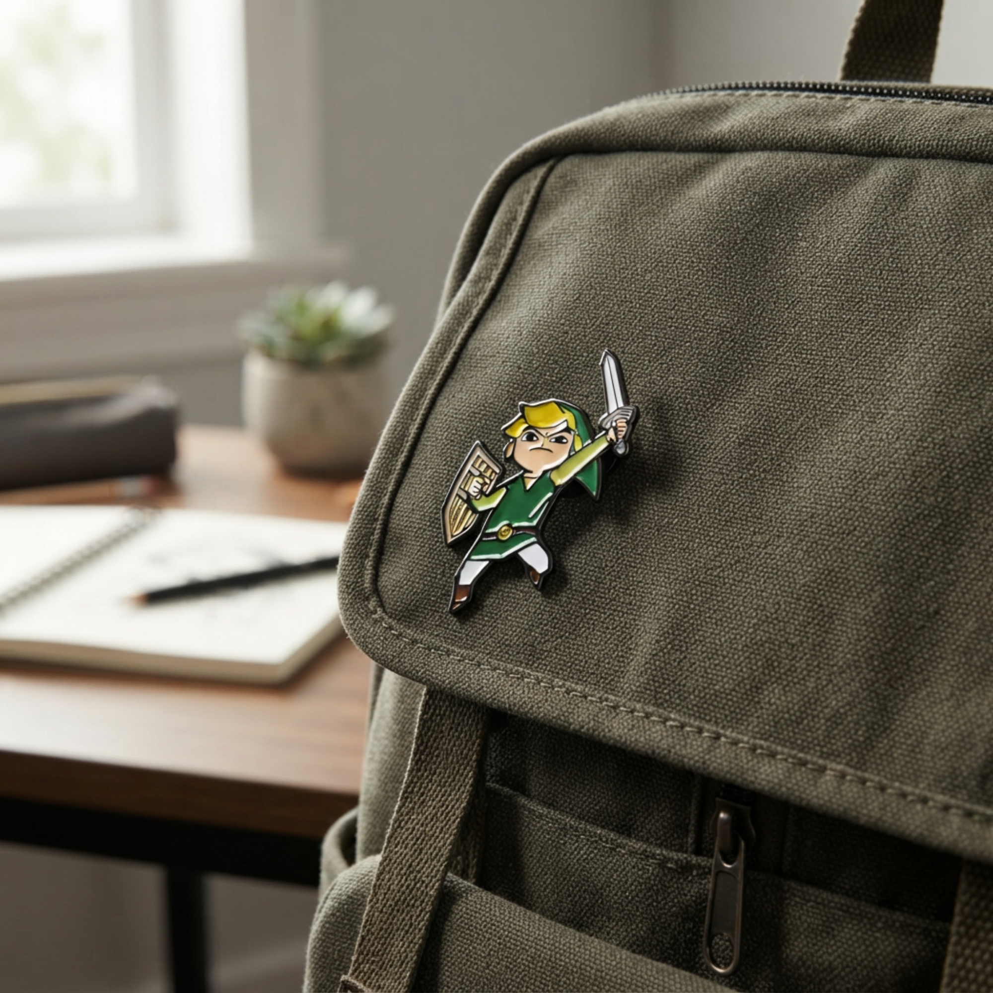 Pin Metálico Link The Legend of Zelda Nintendo Oficial