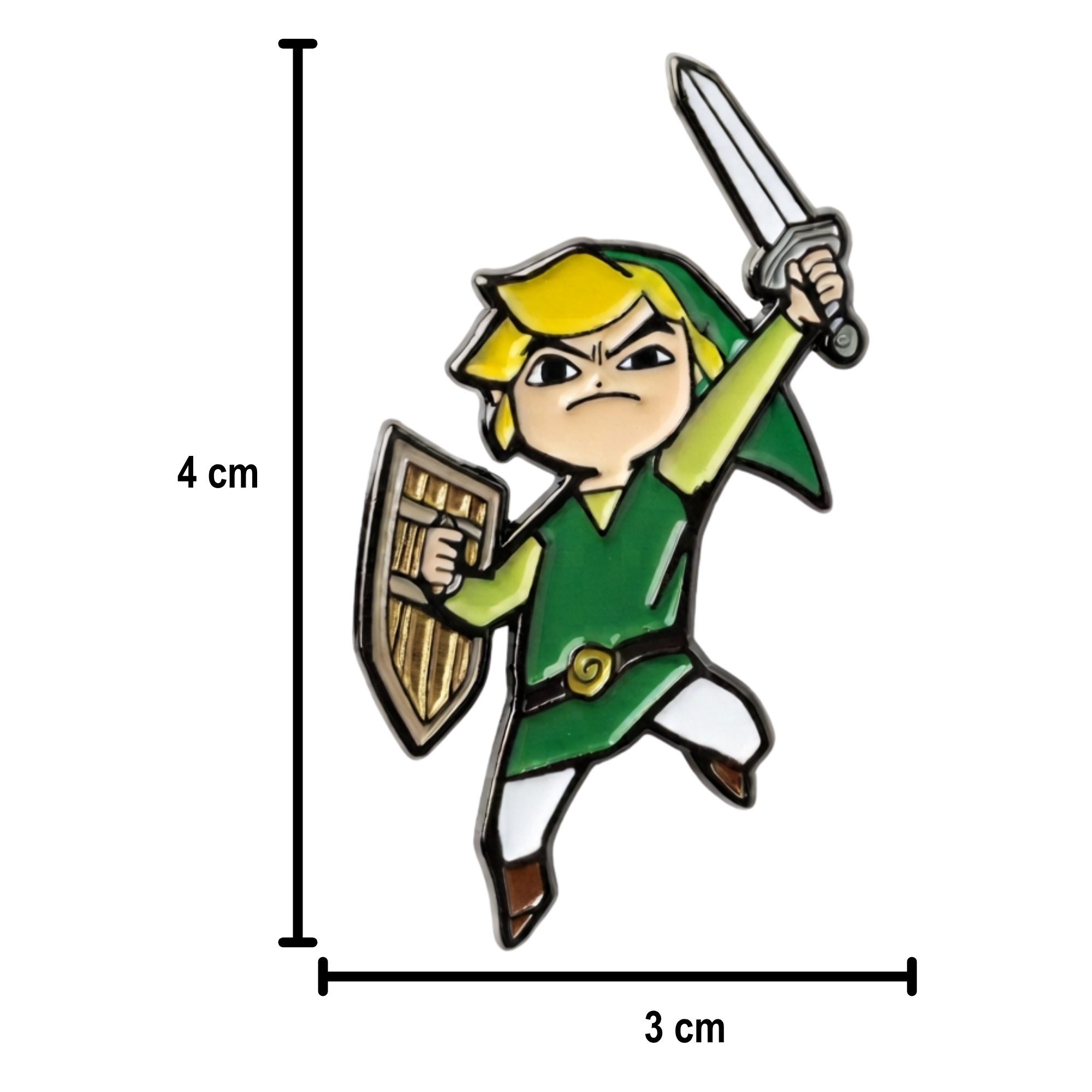 Pin Metálico Link The Legend of Zelda Nintendo Oficial