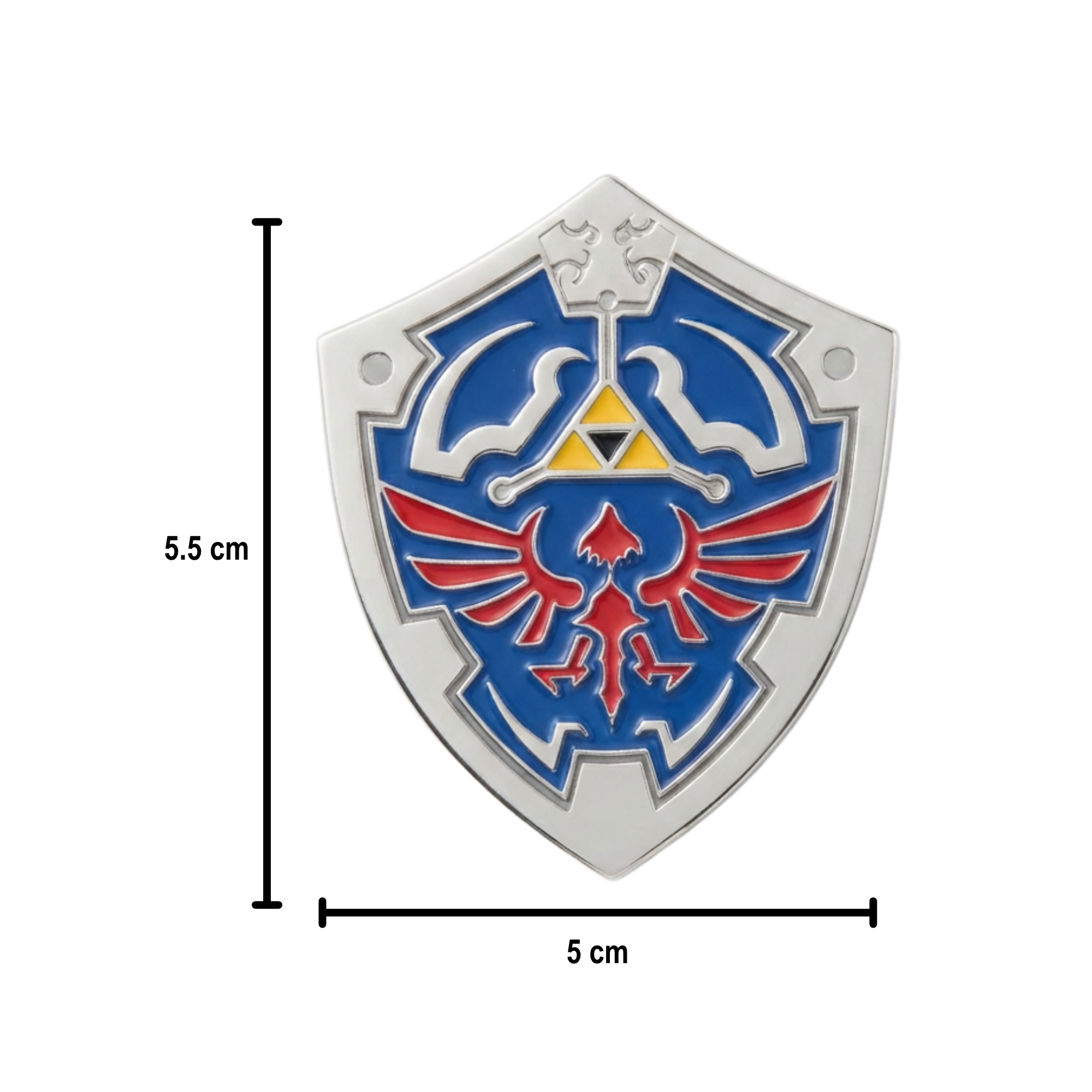 Pin Metálico Escudo Hyliano The Legend of Zelda Nintendo Oficial