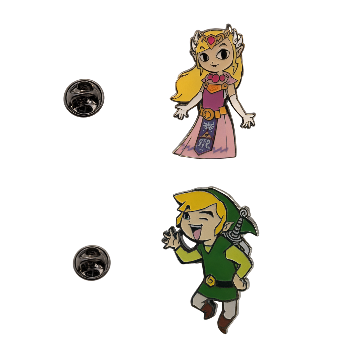 Set 2 Pines The Legend of Zelda Link y Zelda Coleccionables