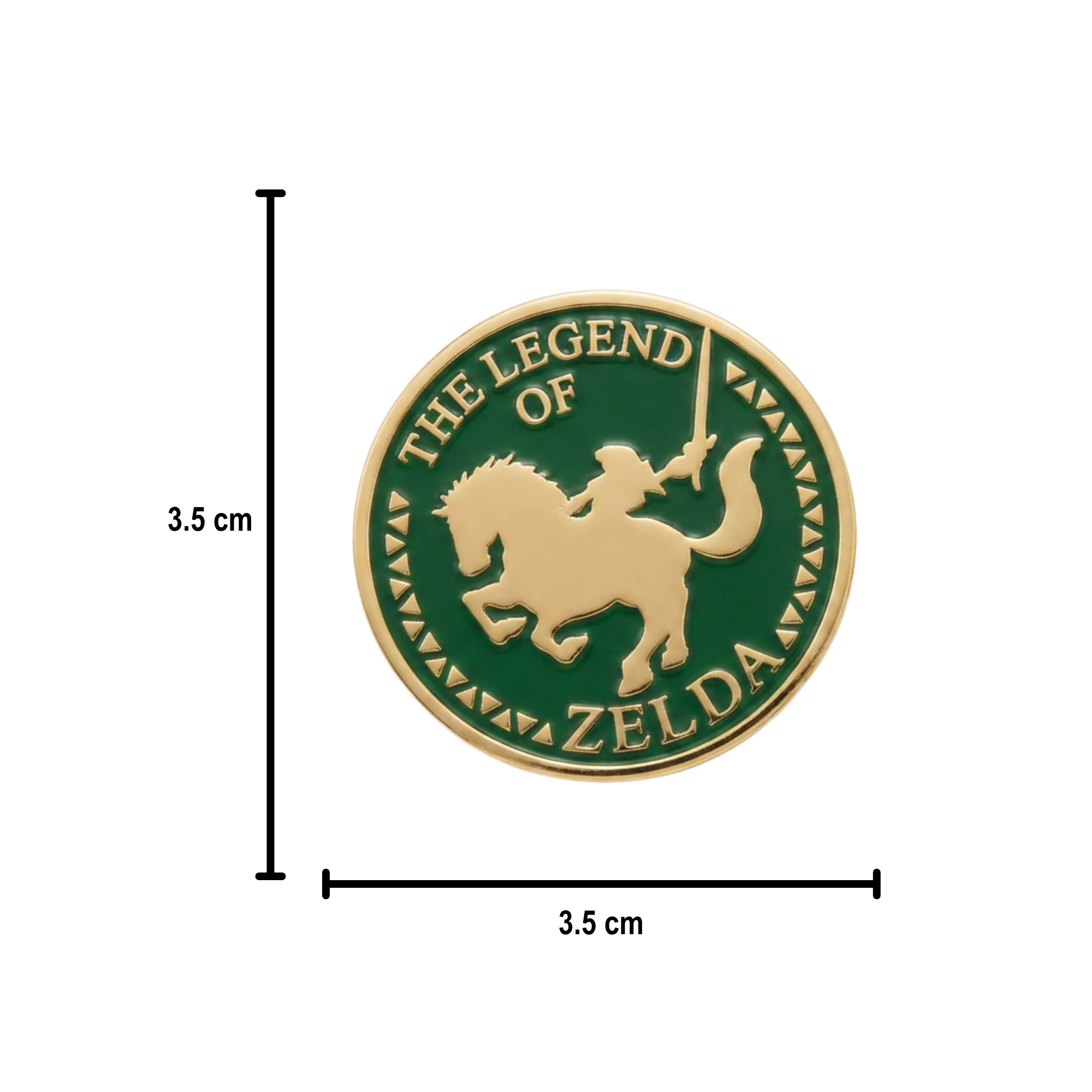 Pin Metálico Link a Caballo The Legend of Zelda Nintendo Oficial