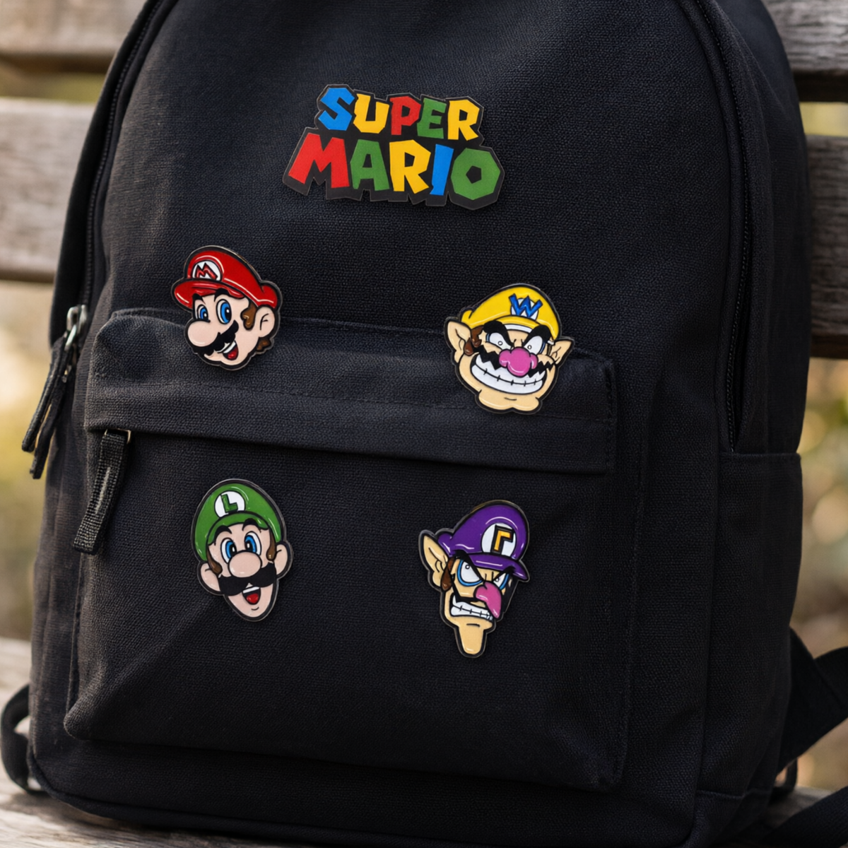 Set 4 Pines Super Mario Mario Luigi Wario y Waluigi Coleccionables