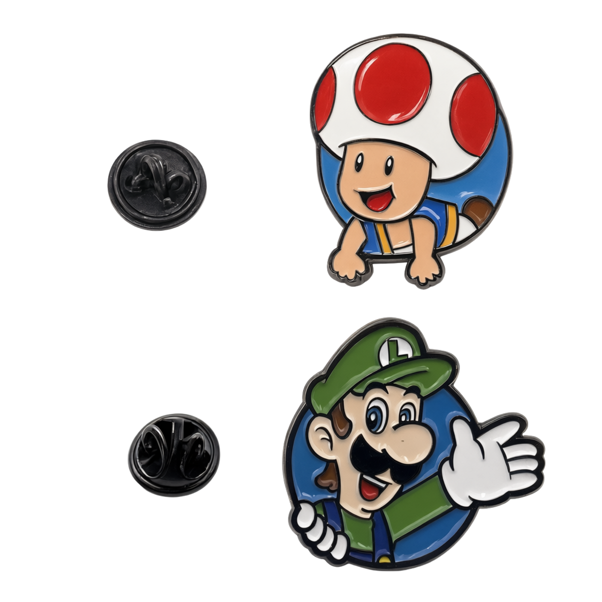 Set 4 Pines Super Mario Mario Luigi Bowser y Toad Coleccionables