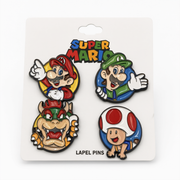 Set 4 Pines Super Mario Mario Luigi Bowser y Toad Coleccionables