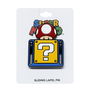 Pin Super Mario Bloque con Hongo Móvil Coleccionable