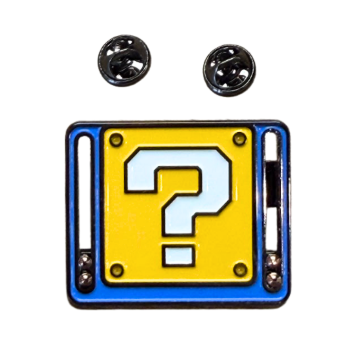 Pin Super Mario Bloque con Hongo Móvil Coleccionable