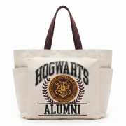 Bolsa Tote Harry Potter Hogwarts Alumni Beige Oficial