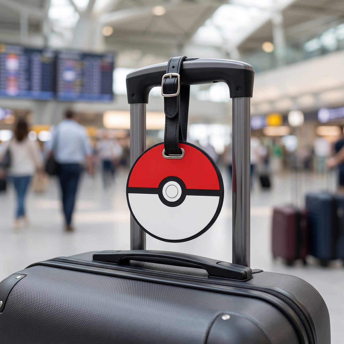 Set 2 Identificadores de Equipaje Pokémon Pikachu y Pokébola para Maleta