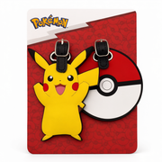Set 2 Identificadores de Equipaje Pokémon Pikachu y Pokébola para Maleta