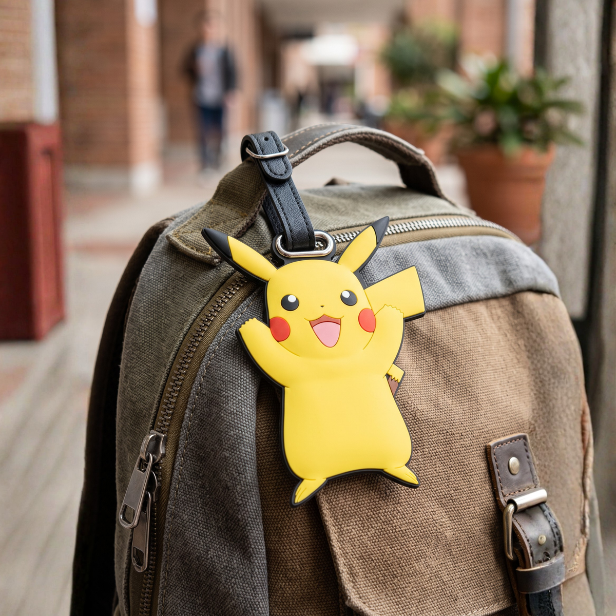 Set 2 Identificadores de Equipaje Pokémon Pikachu y Pokébola para Maleta