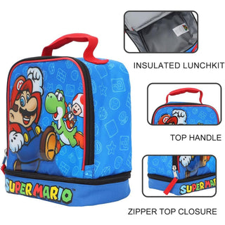 Lonchera Super Mario 2 cierres - Fan Army