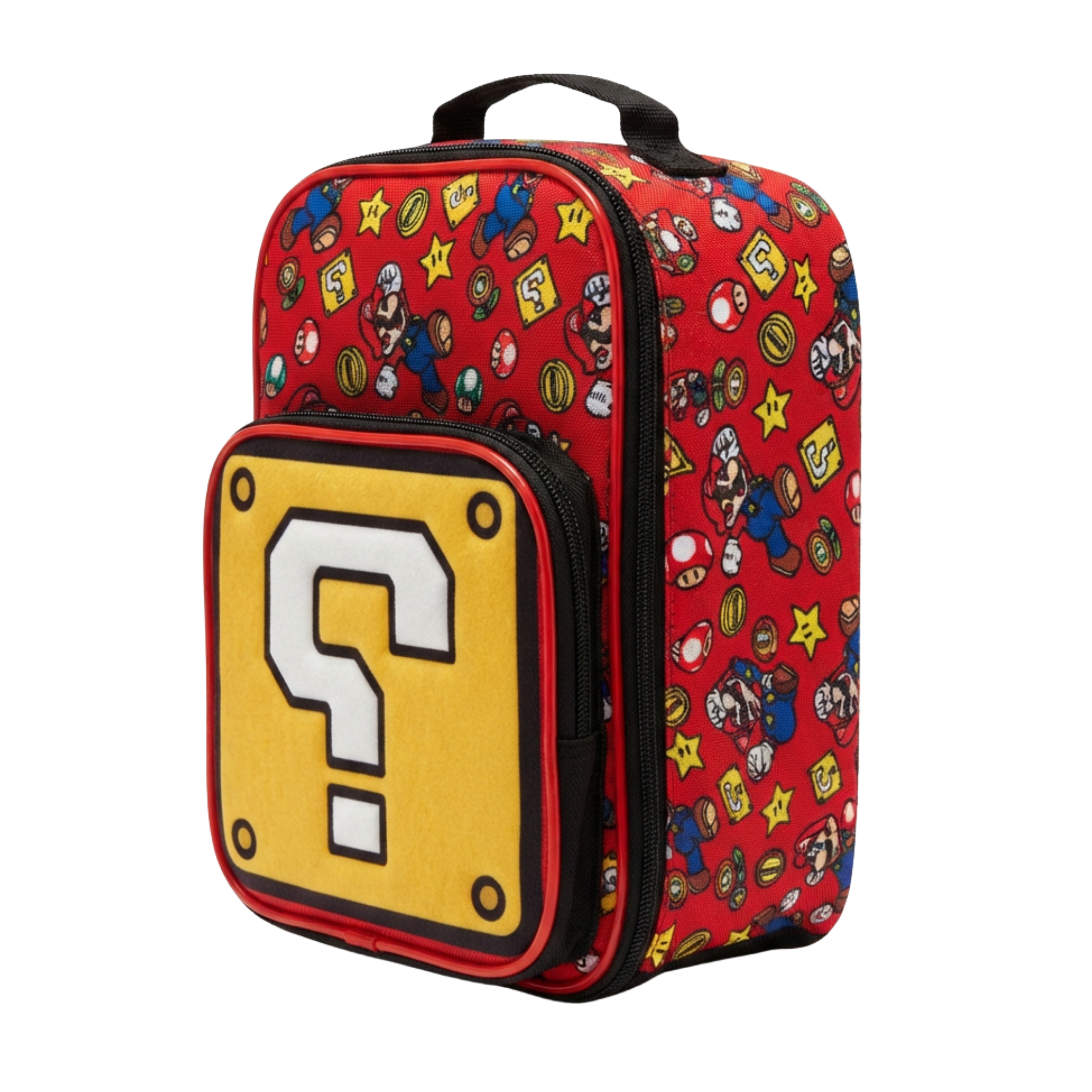 Lonchera Super Mario Roja Bloque de Interrogación Nintendo Oficial