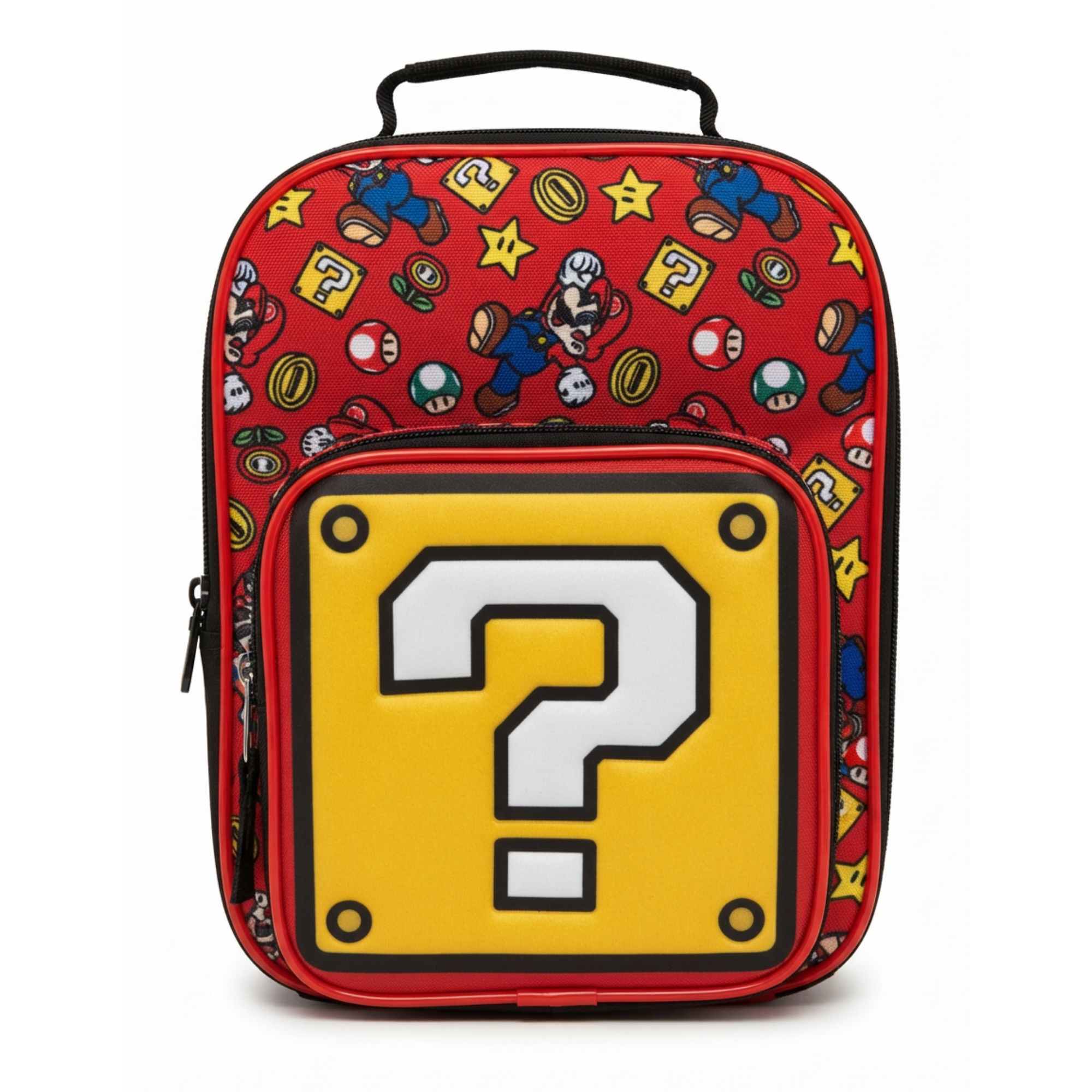 Lonchera Super Mario Roja Bloque de Interrogación Nintendo Oficial