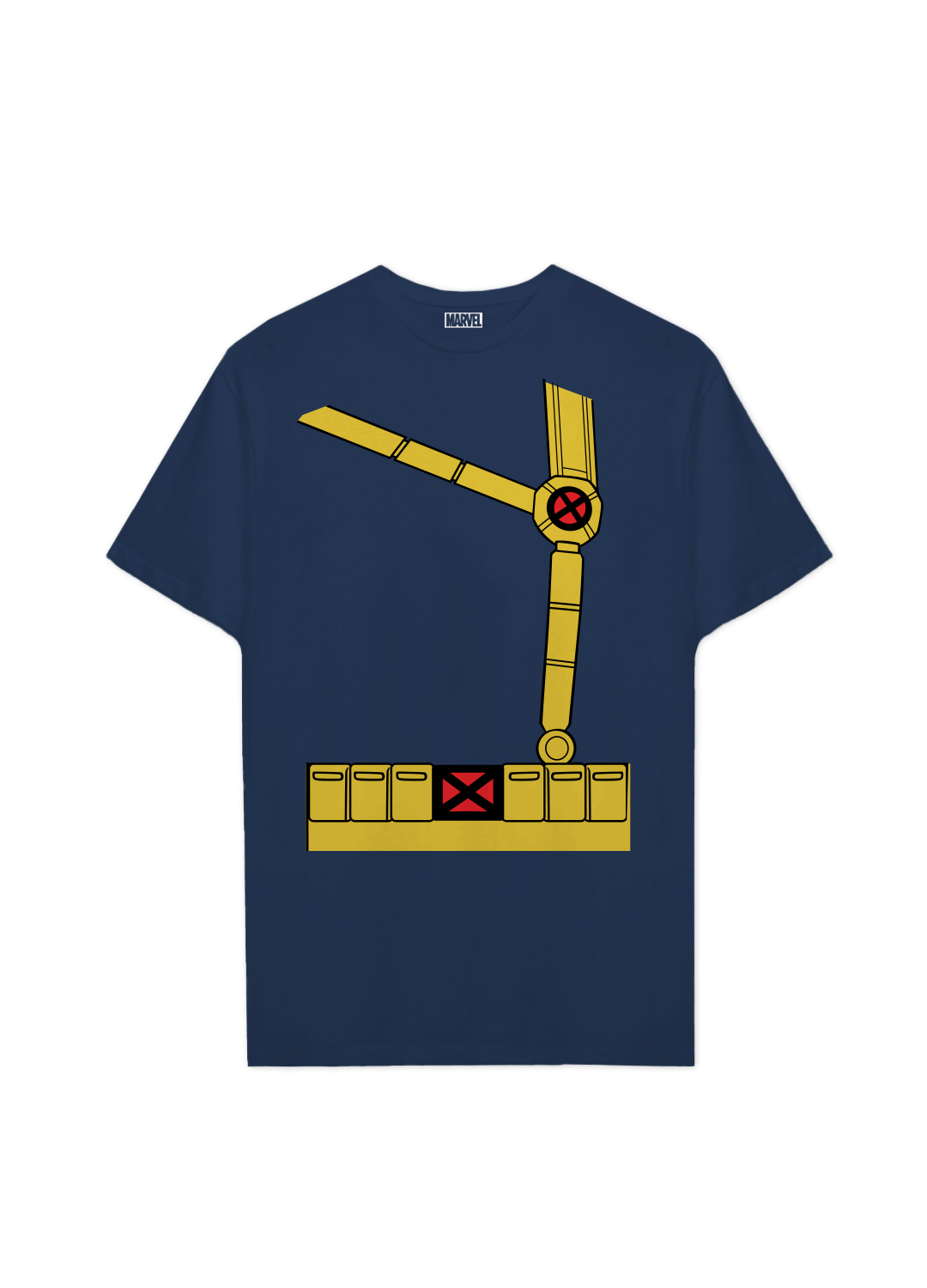 Playera MARVEL Hombre Mujer Azul Marino Disney Original Torso X Men - Fan Army