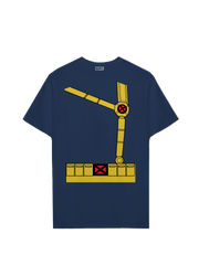 Playera MARVEL Hombre Mujer Azul Marino Disney Original Torso X Men - Fan Army