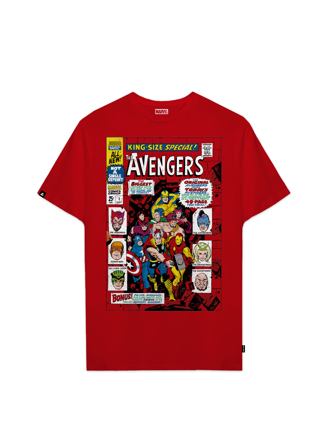Playera MARVEL Hombre Mujer Rojo Disney Original King Size Special!