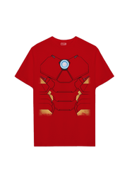 Playera MARVEL Hombre Mujer Rojo Disney Original Torso Iron Man - Fan Army