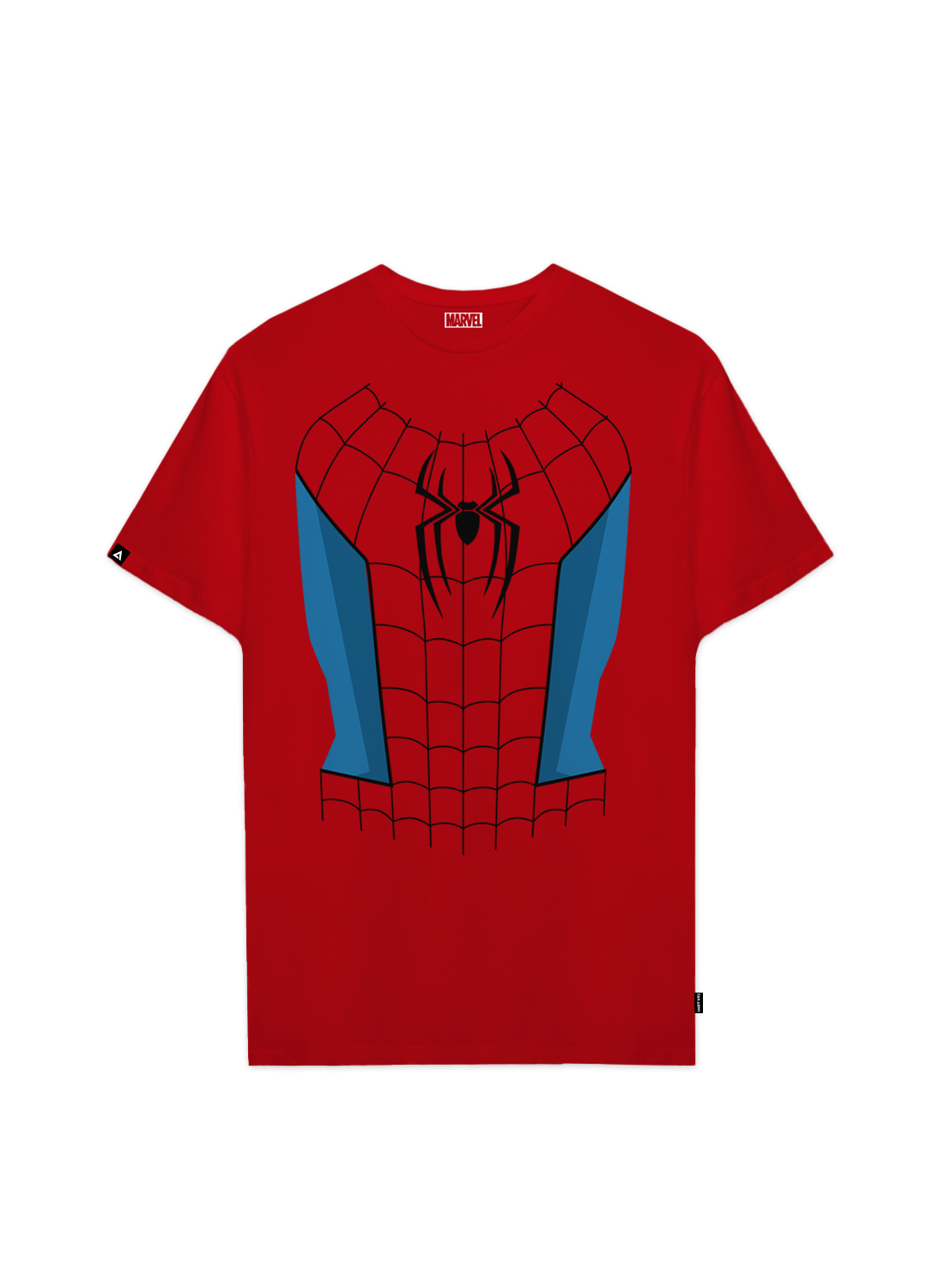 Playera MARVEL Hombre Mujer Rojo Disney Original Torso Spiderman - Fan Army