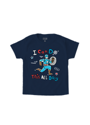 Playera Niño MARVEL Niño Niña Azul Marino Disney Original I Can Do This All Day
