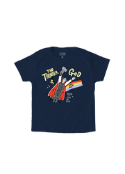 Playera Niño MARVEL Niño Niña Azul Marino Disney Original The Thunder