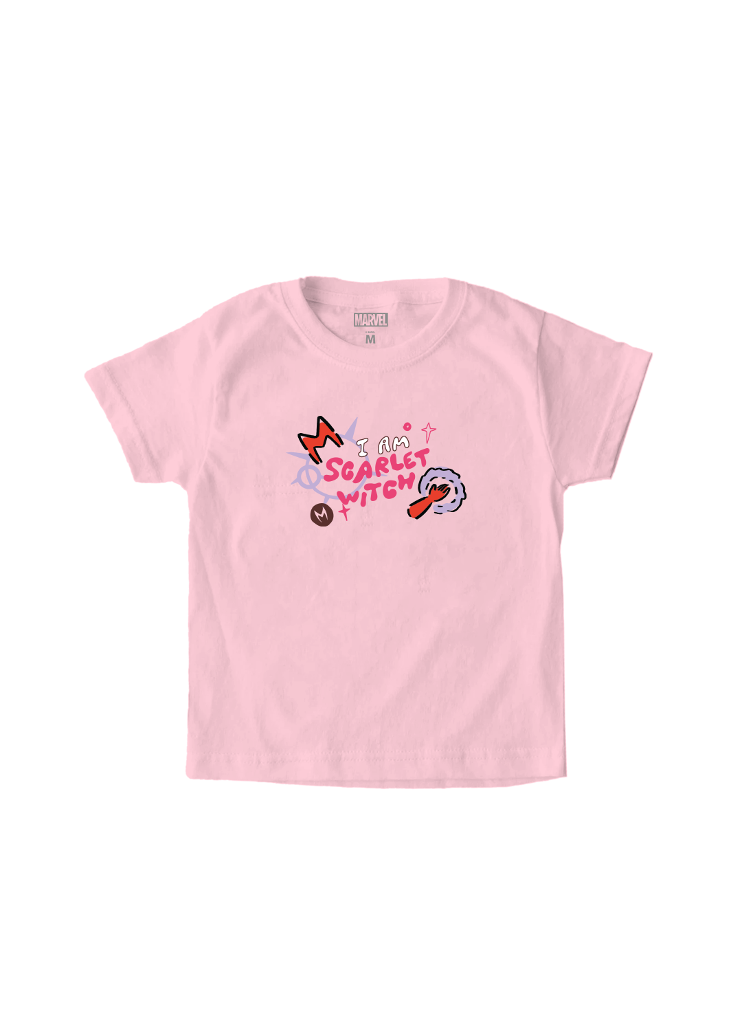 Playera Niño MARVEL Niño Niña Rosa Disney Original Chaos Magic