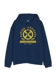 Hoodie MARVEL Hombre Mujer Azul Marino Disney Original Xavier Institute