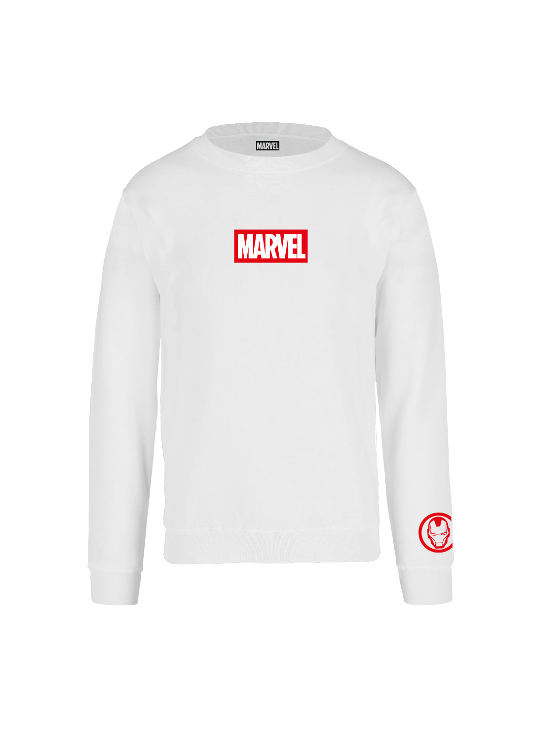 Sudadera MARVEL Hombre Mujer Blanco Disney Original Iron Man