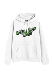 Hoodie The Mandalorian and Grogu Hombre Mujer Blanco Disney Star Wars Original Comic - Fan Army
