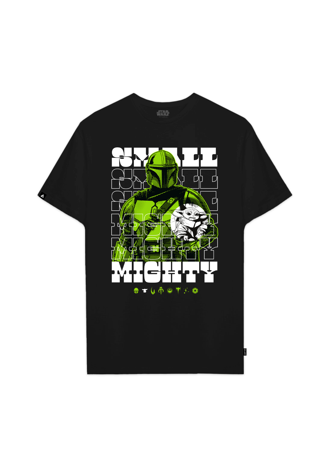 Playera The Mandalorian Unisex Small Mighty Disney - Fan Army