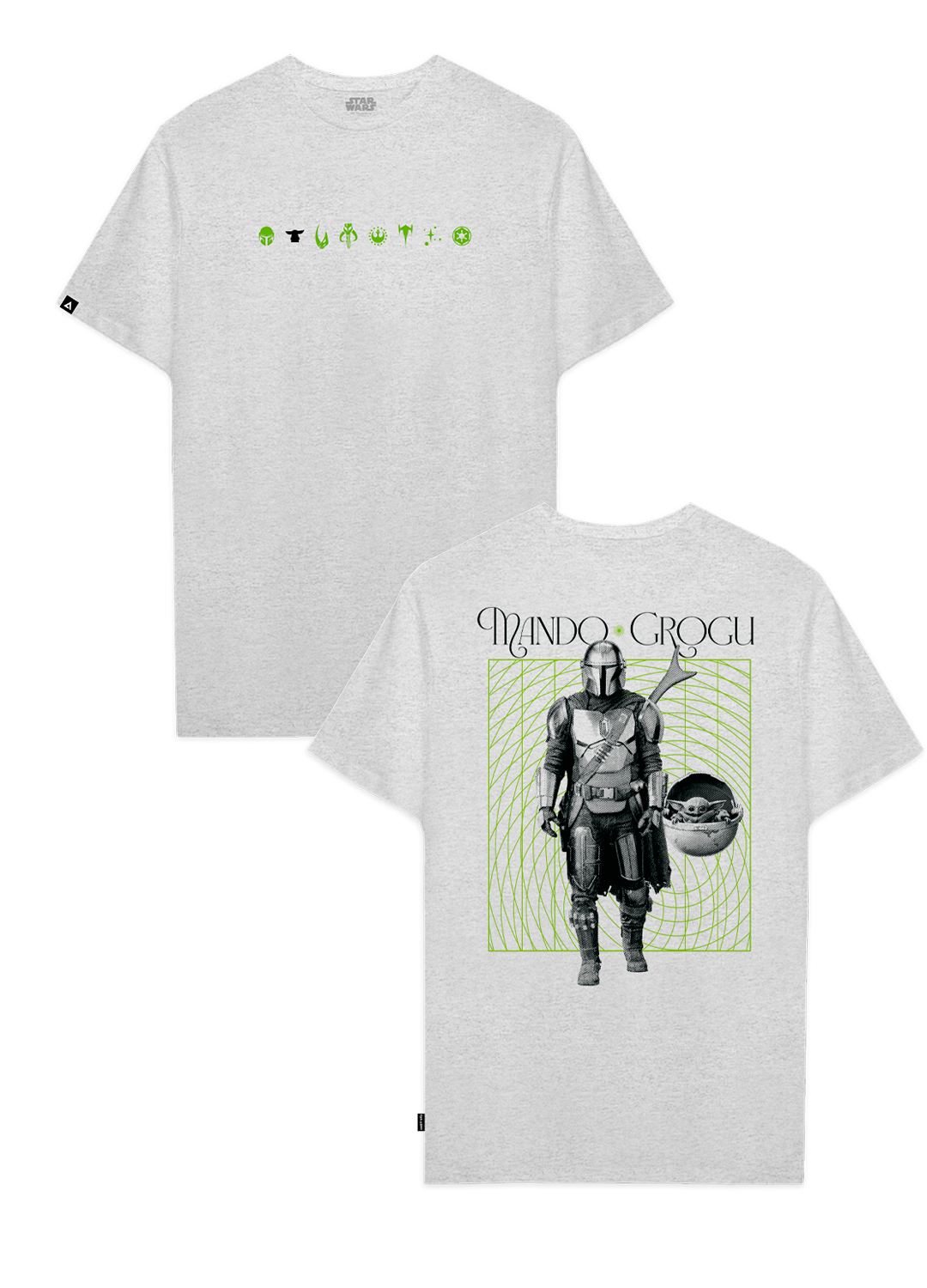 Playera The Mandalorian Unisex Mando & Grogu Disney - Fan Army