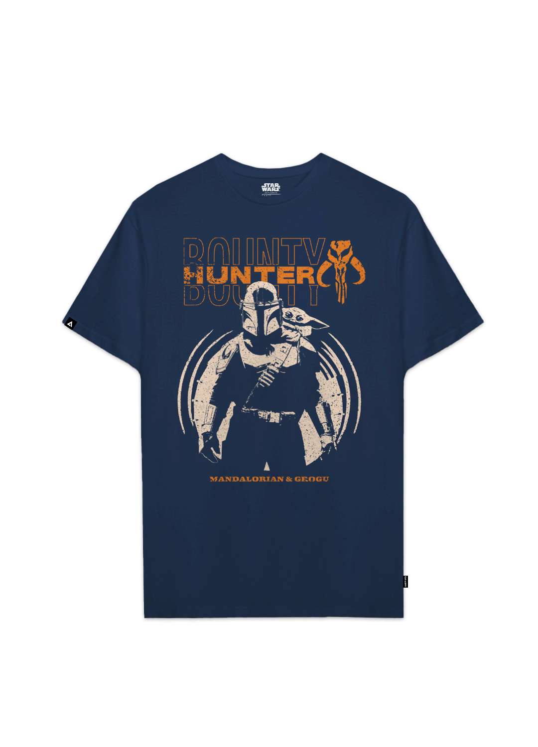Playera The Mandalorian Hombre Mujer Azul Marino Disney Star Wars Original Hunter - Fan Army