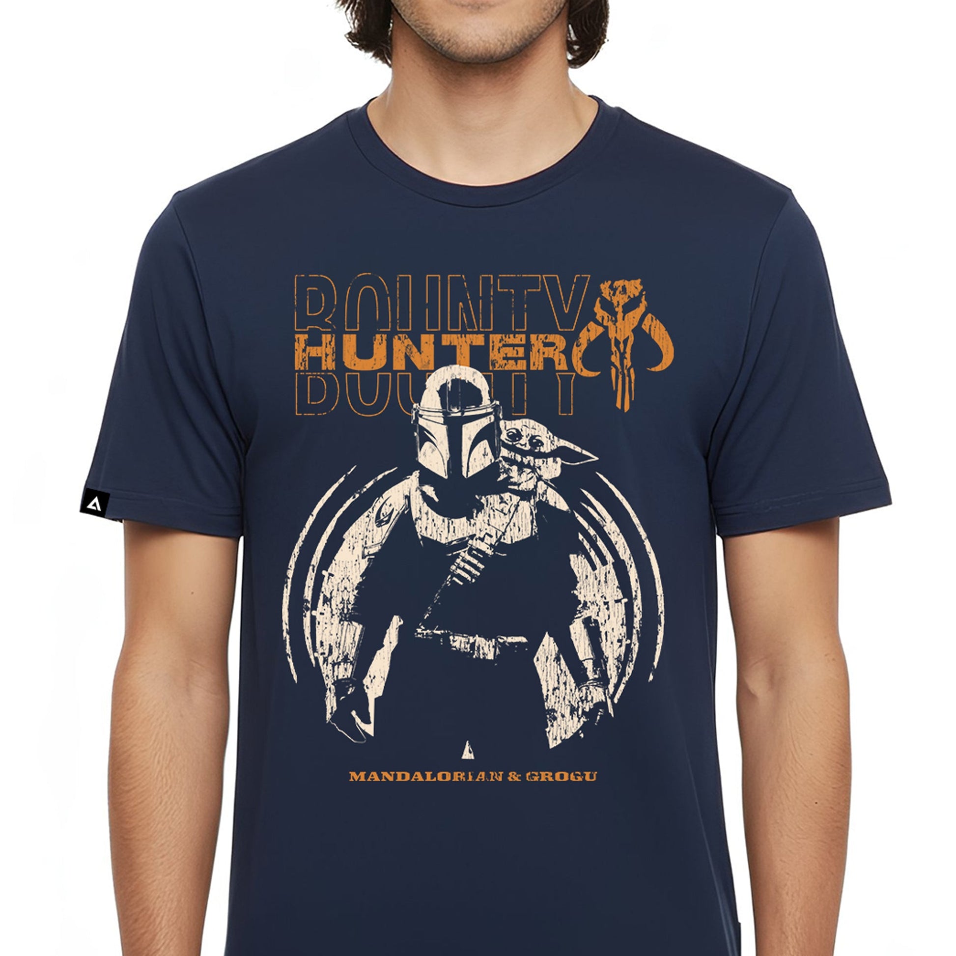 Playera The Mandalorian Hombre Mujer Azul Marino Disney Star Wars Original Hunter - Fan Army