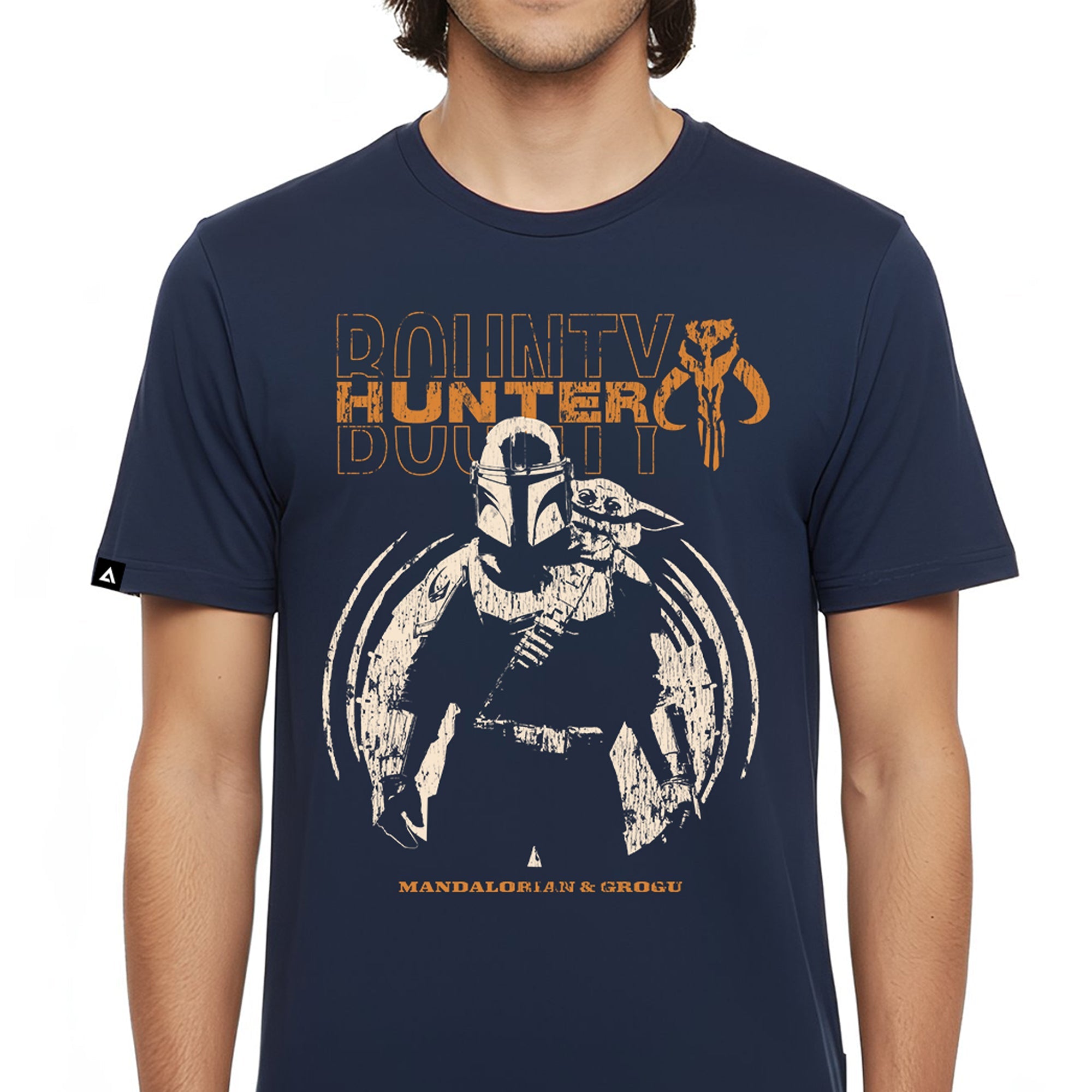 Playera The Mandalorian Hombre Mujer Azul Marino Disney Star Wars Original Hunter - Fan Army