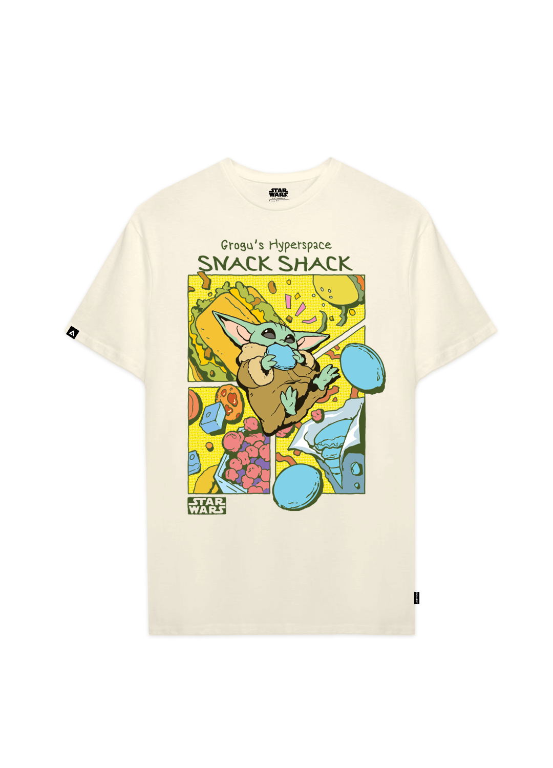 Playera The Mandalorian Hombre Mujer Arena Disney Star Wars Original Snack Shack - Fan Army