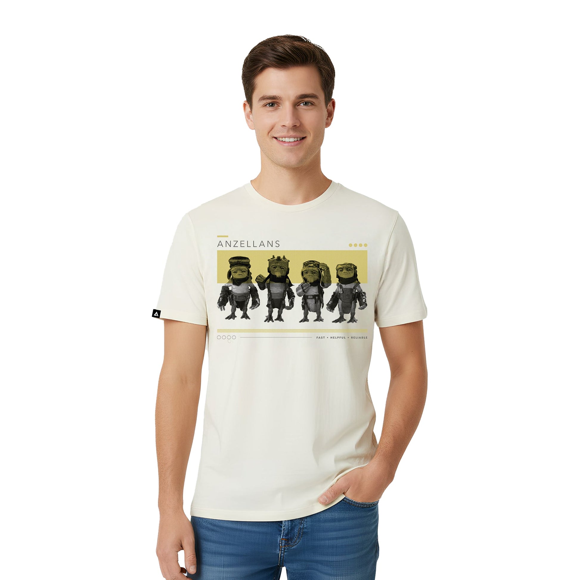 Playera The Mandalorian Hombre Mujer Arena Disney Star Wars Original Anzellans - Fan Army