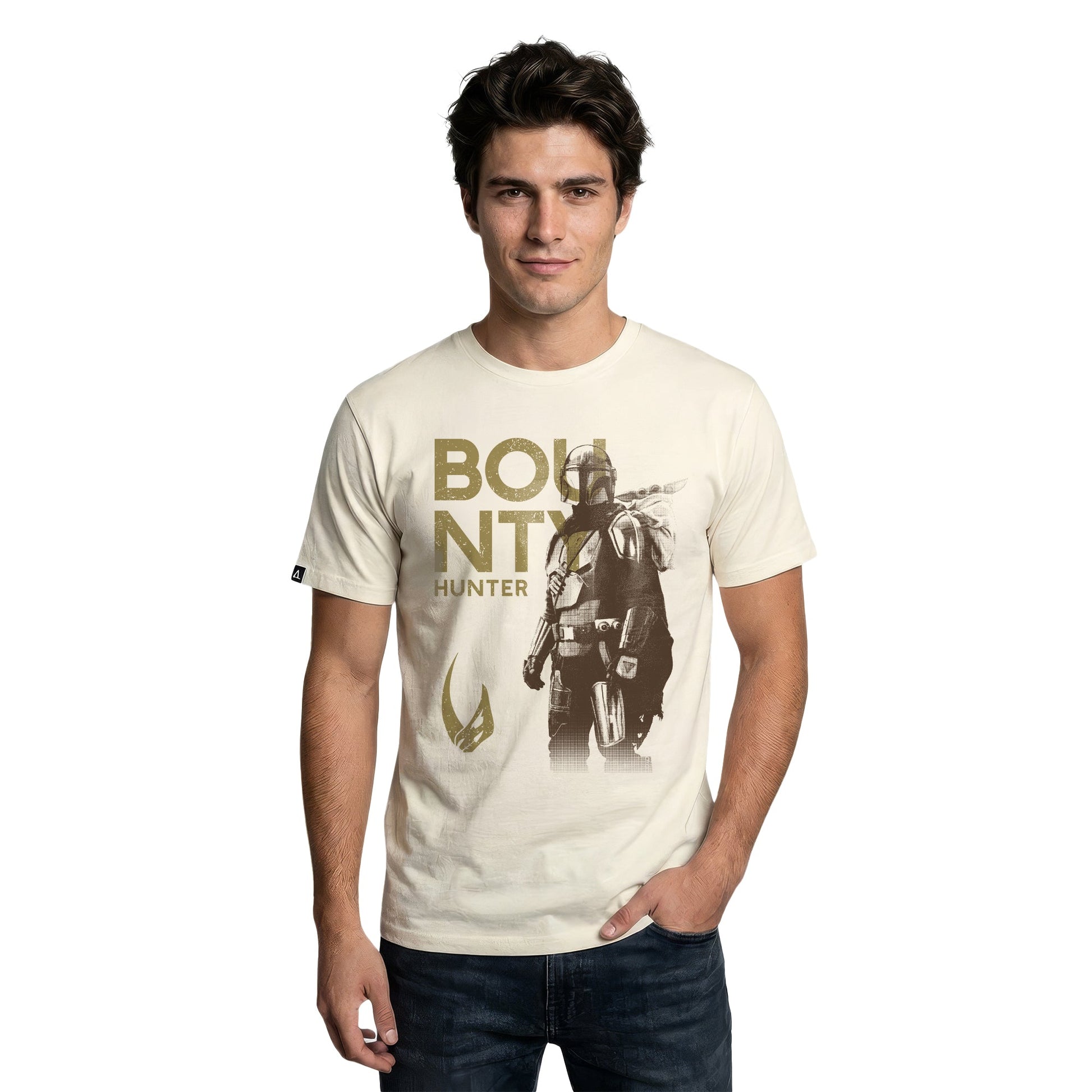 Playera The Mandalorian and Grogu Hombre Mujer Arena Disney Star Wars Original Hunter - Fan Army