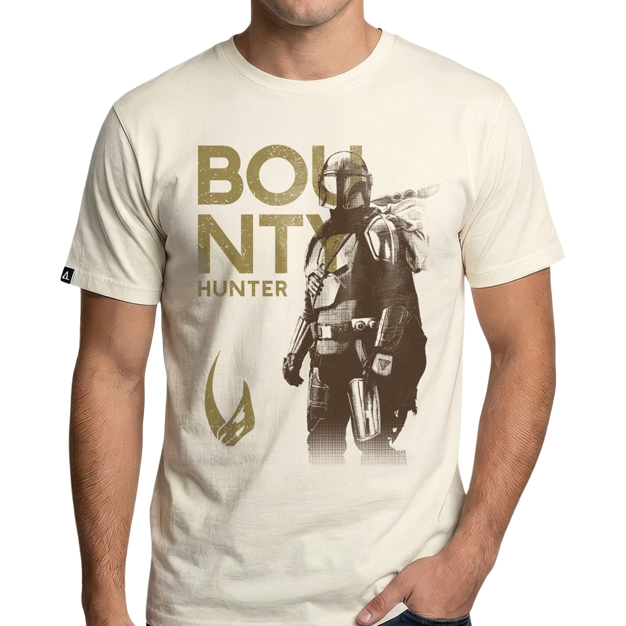 Playera The Mandalorian and Grogu Hombre Mujer Arena Disney Star Wars Original Hunter - Fan Army