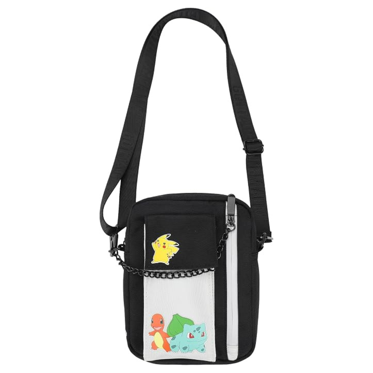 Bolsa Crossbody Pokémon Multi Personajes Pikachu, Eevee, Gengar
