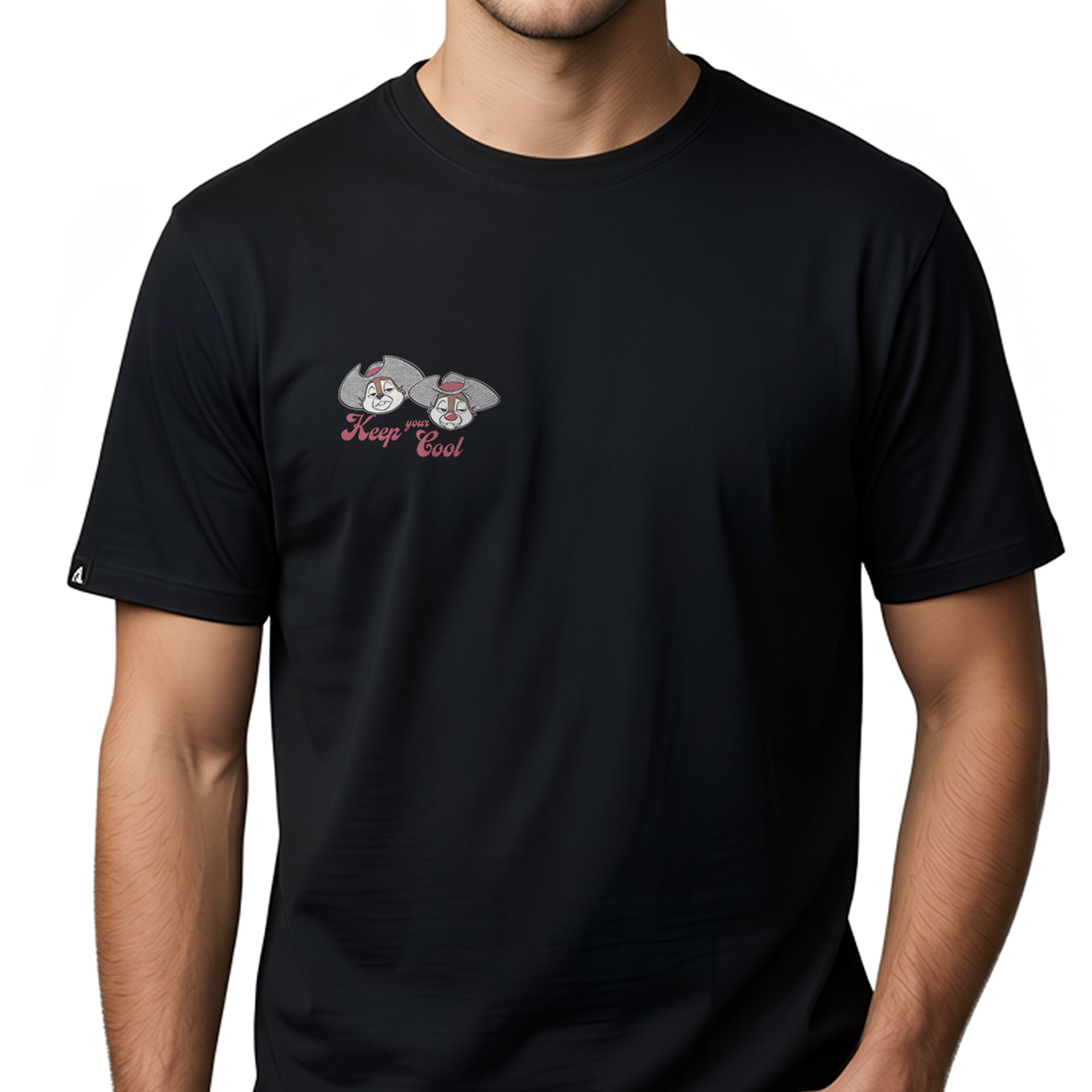 Playera Mickey Mouse Hombre Mujer Negro Disney Original Keep Your Cool