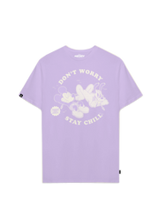 Playera Mickey & Friends Hombre Mujer Lila Disney Original Don´t Worry - Fan Army