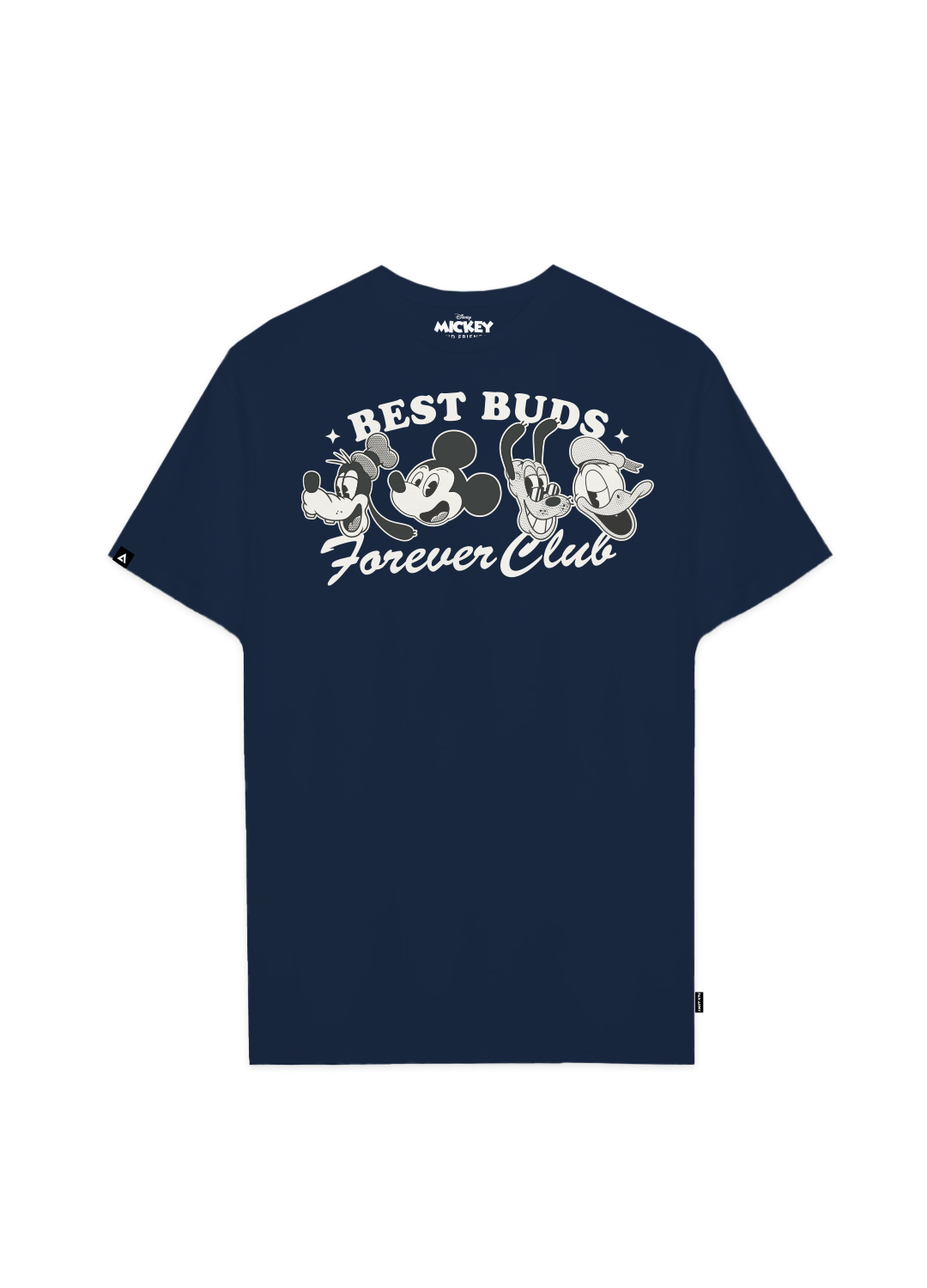 Playera Mickey & Friends Hombre Mujer Azul Marino Disney Original Forever Club - Fan Army