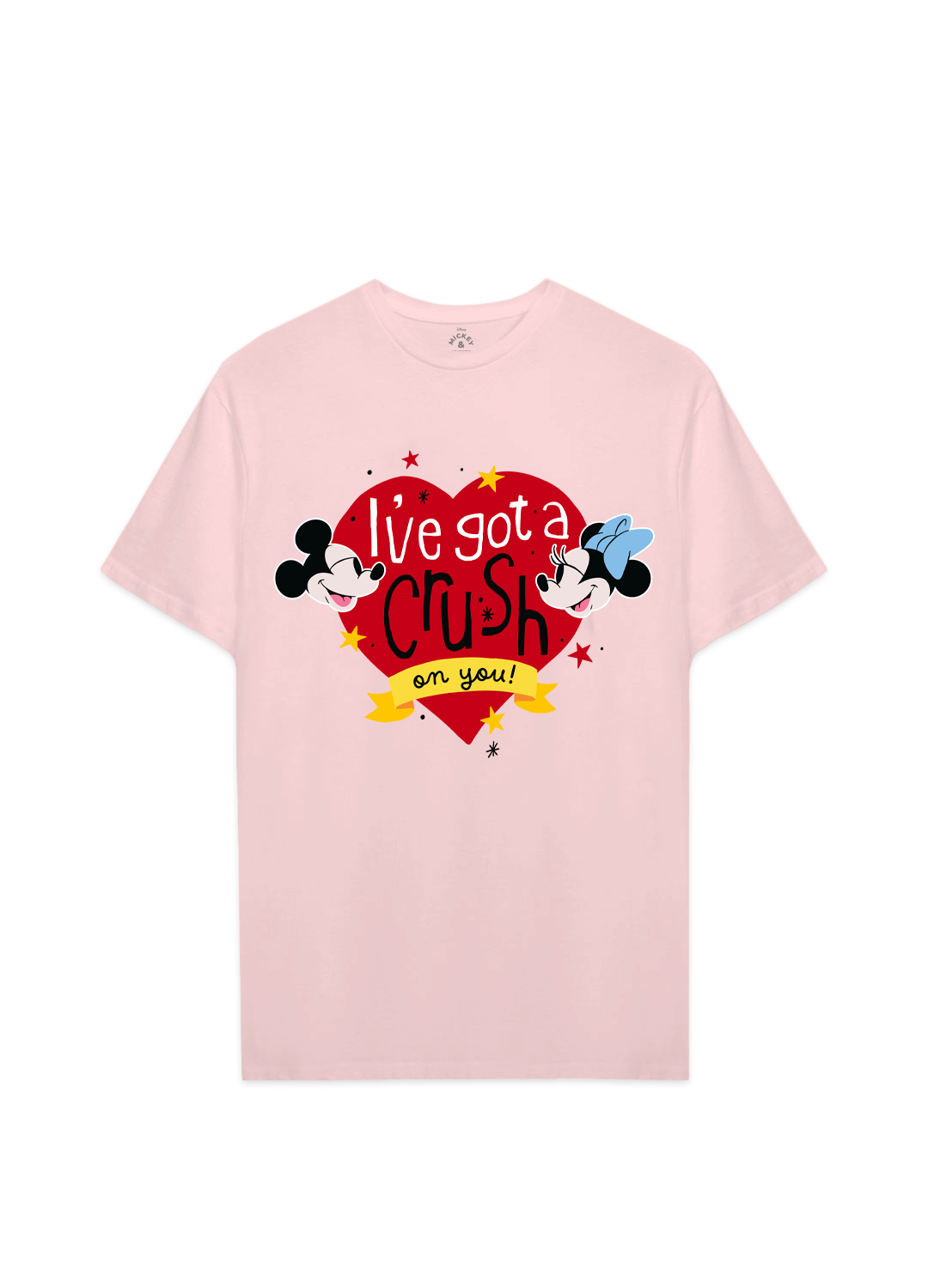 Playera Mickey Mouse Hombre Mujer Rosa Disney Original Crush